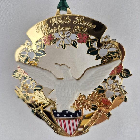 1998 Official White House Christmas Ornament Commemorates the 15th President - Picture 4 of 16